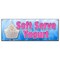Signmission SOFT SERVE YOGURT BANNER SIGN yoghurt healthy homemade topping delicious frozen B-Soft Serve Yogurt - alternate 1